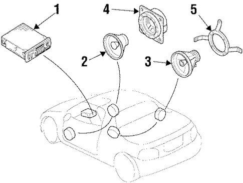 Sound System for 1995 Honda Civic del Sol #0