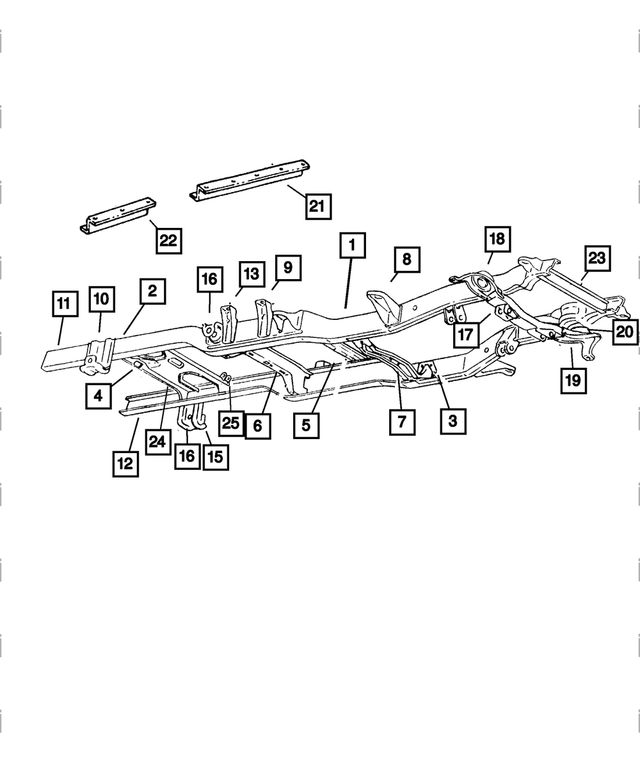 5003051AC - : Transmission Crossmember for Mopar Image