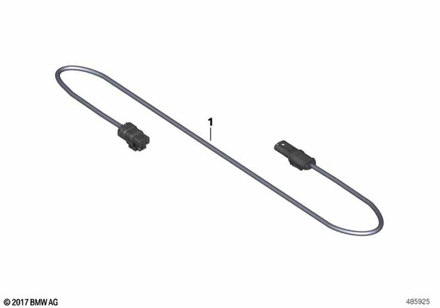 61128555760 - Lights: Adapter Wire Led Auxiliary Headlight -  for BMW-Motorrad Image