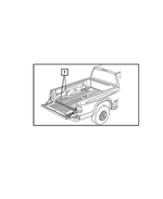 82206435 - Mopar Accessories - Component Parts: Molded Cargo Tray for Mopar Image