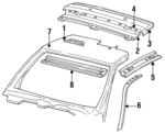 4278887 - Body: Roof Panel for Mopar Image