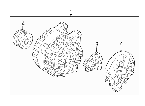 Alternator/Generator & Related Components for 2016 Volvo S80 #0