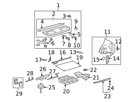 Interior Trim - Rear Body for 2011 Scion xB #0