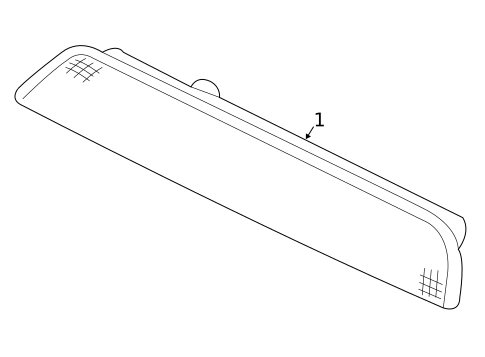 High Mounted Stop Lamp for 2007 Hyundai Entourage #0