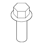 N807251S100 - Engine: Lower Bracket Bolt for Ford: E-350 Super Duty Image