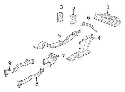 Ducts for 2012 Honda Crosstour #0