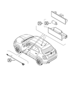 68124745AA - Electrical: Courtesy Lamp for Mopar Image