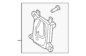 LJ9Z10E652A - Body: Drive Motor Battery Pack Charging Port Cover for Ford Image