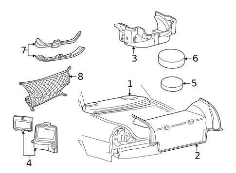 Interior Trim - Rear Body for 2010 Ford Crown Victoria #0