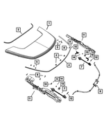1JB76HL1AB - Body Sheet Metal Except Doors: Tonneau Panel for Mopar Image
