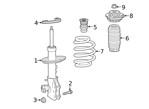 Struts & Components for 2018 Cadillac XT5 #0