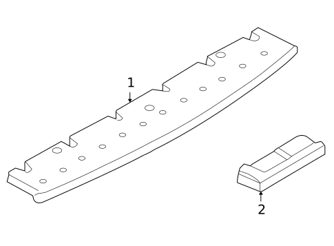 High Mounted Stop Lamp for 2007 Audi A8 Quattro #0