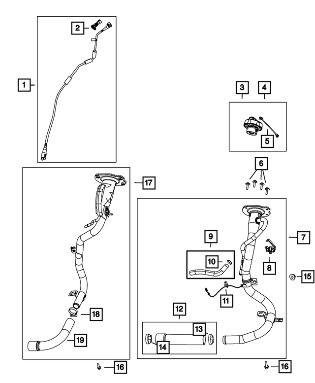 52029477AC - Fuel: Fuel Vapor Hose for Mopar Image