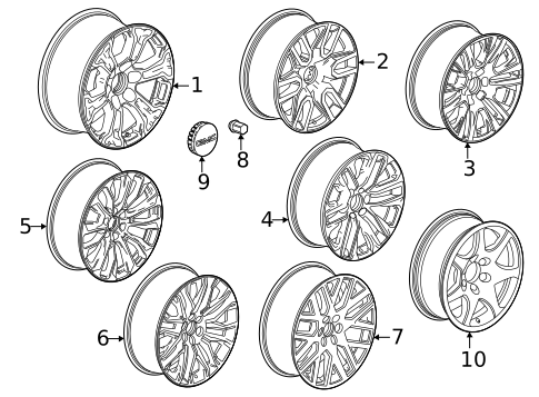 Wheels for 2024 GMC Yukon #0