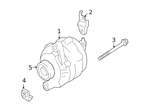 Alternator for 2001 INFINITI I30 #1
