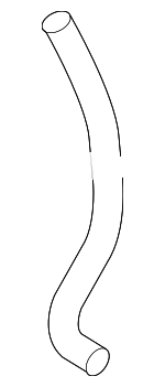 3C0121086AD - Cooling System: Inlet Hose for Volkswagen: CC, Passat Image