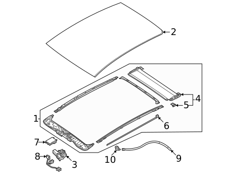 Sunroof for 2024 Volkswagen ID.4 #1