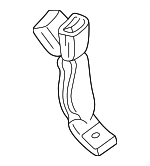 6F9Z7460044BA - Electrical: Buckle End for FORD Image