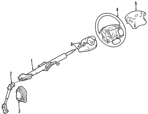 Steering Wheel for 2003 Hyundai Elantra #0