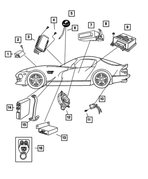 Modules for 2002 Dodge Viper #0