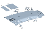 2066909500 - Interior Trim/Exterior Detachable Parts: Trim, Roof for Mercedes-Benz Image