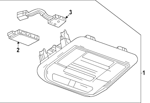 Overhead Console for 2024 Honda Prologue #0