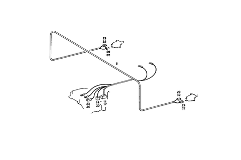 Electric Window Regulator for 1988 Mercedes-Benz 560SEL #1
