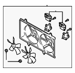 L55515025A - : Engine Cooling Fan Assembly for Mazda Image