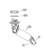 5114547AK - Fuel: Fuel Pump/level Unit Module Kit for Chrysler: PT Cruiser Image