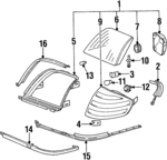 1298260343 - : Signal Lens for Mercedes-Benz Image