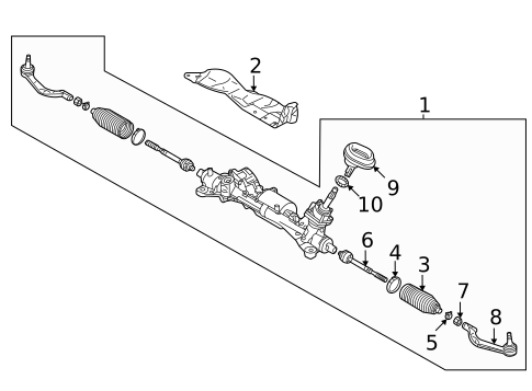 Steering Gear & Linkage for 2025 Mitsubishi Outlander #0