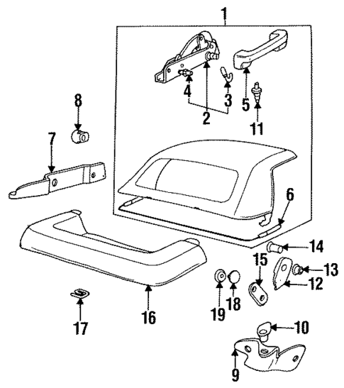 Folding Top for 1995 Jaguar XJS #0