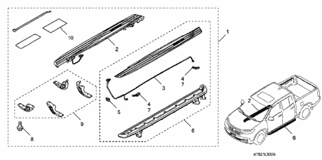 Running Board (Illumin.) for 2019 Honda Ridgeline #0