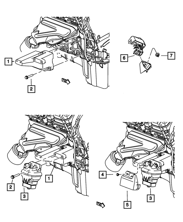 6508119AA - 3.5L Gas; Engine: Double Ended Stud, Mounting for Mopar Image image