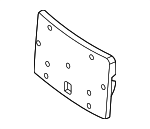 2958854301 - Body: License Bracket for Mercedes-Benz Image