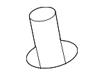 1491305030 - Body: Side Bracket Grommet for Hyundai Image