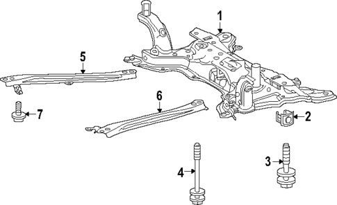 Suspension Mounting for 2020 Toyota Corolla #3