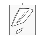 73455T2FY00 - : Fixed Glass for Honda: Accord Image