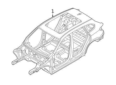 Body Shell for 2024 BMW X1 #0