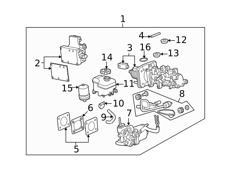 Hydraulic Booster for 2010 Hummer H3 #0