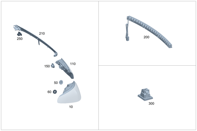 2149062203 - Electr. System: Rear Lamp Combination for Mercedes-Benz Image image