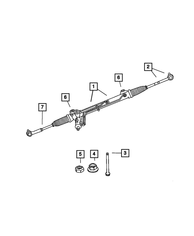 6510880AA - Steering: Hex Flange Head Screw for Mopar Image