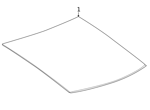 Glass & Hardware - Back for 2015 Cadillac ELR #0