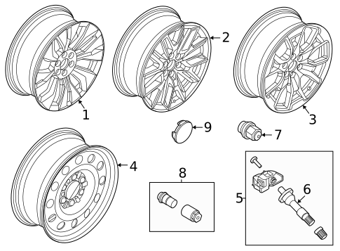 Wheel for 2025 Ford Expedition #0