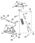 6102081AA - Rear Suspension: Hex Flange Head Screw for Mopar Image