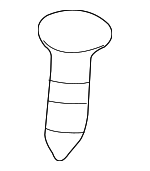 52201964201 - Body: Package Tray Clip for BMW: 323Ci, 323i, 325Ci, 325i, 325xi, 328Ci, 328i, 330Ci, 330i, 330xi, 840i, 840i Gran Coupe, 840i xDrive, 840i xDrive Gran Coupe, M3, M8, M8 Gran Coupe, M850i xDrive, M850i xDrive Gran Coupe, X5, Z4 Image