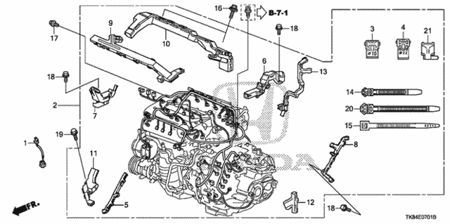 Engine Wire Harness (6AT) for 2016 Honda Odyssey #0