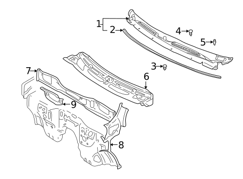 Cowl for 2004 Suzuki XL-7 #0