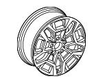 46540129007X44 - : Wheel, Alloy for Mercedes-Benz Image