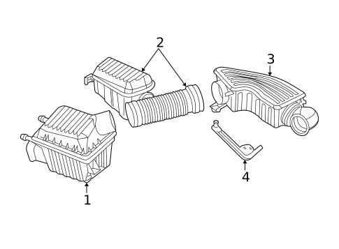 Air Intake for 2002 Chrysler Concorde #0
